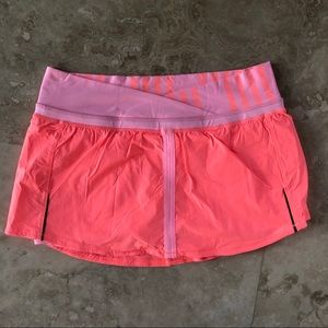 Pink lululemon skirt